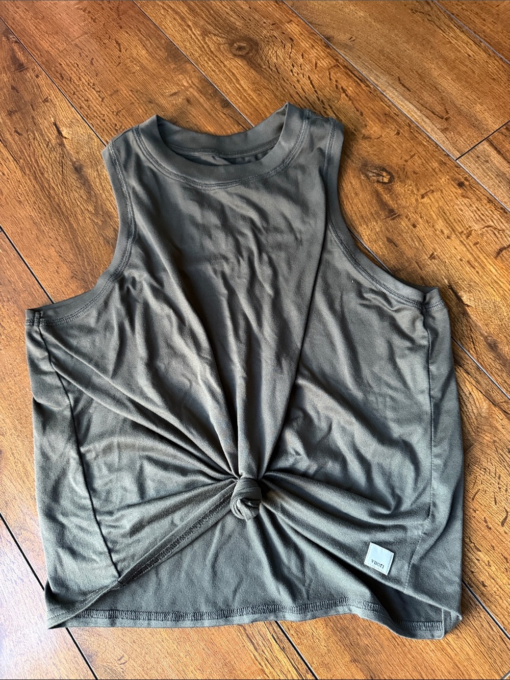 Vuori Olive Knot-Front Tank